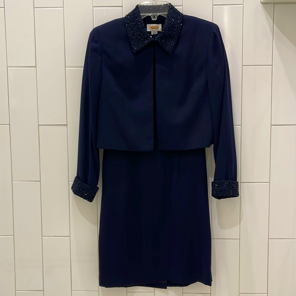 Talbots Womens Formal 2 Piece Suit Dress